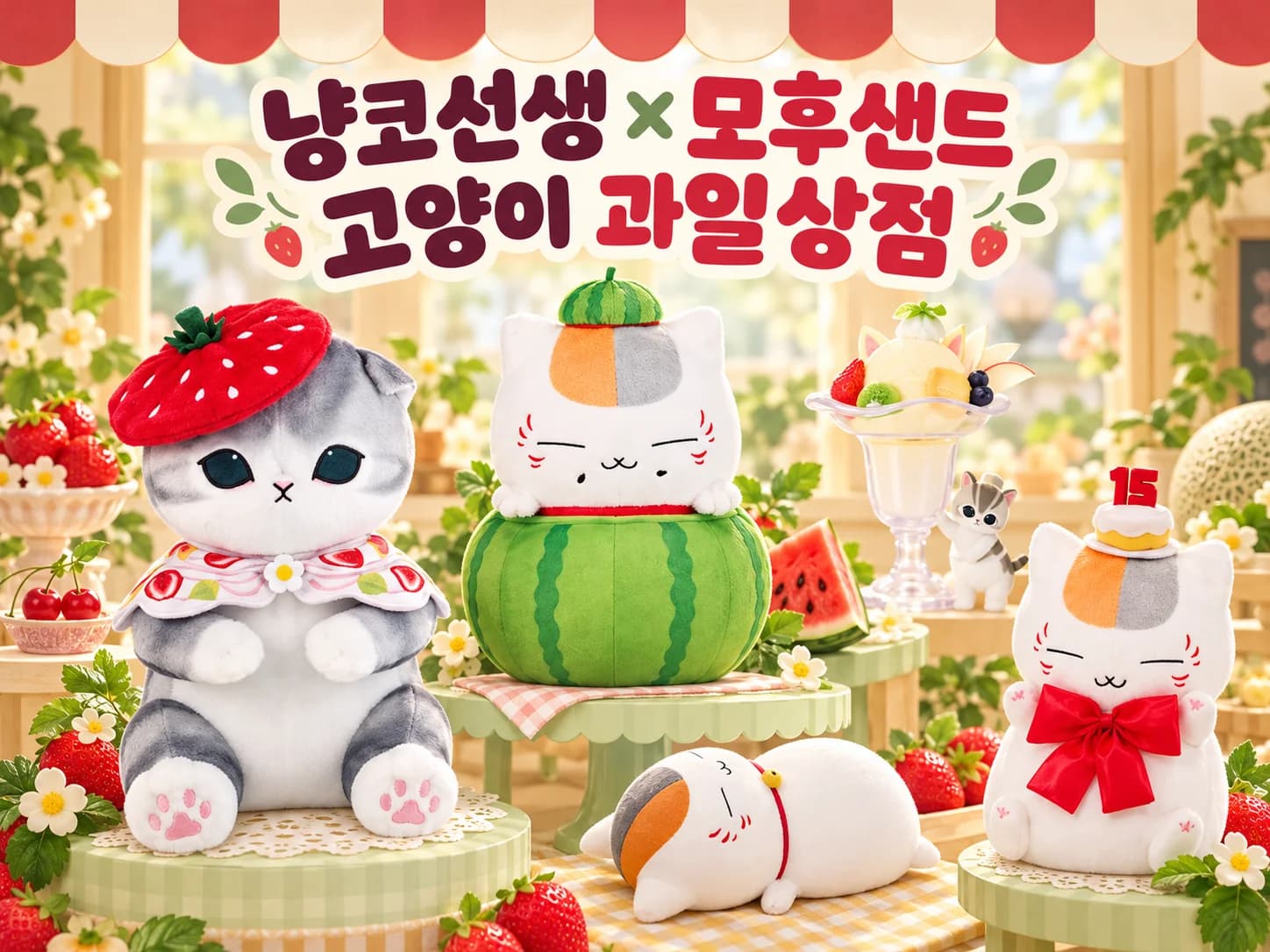 고양이 과일상점 (냥코선생X모푸샌드X닌자)